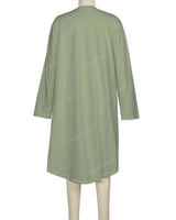 Long Sleeve Asymmetrical Dress