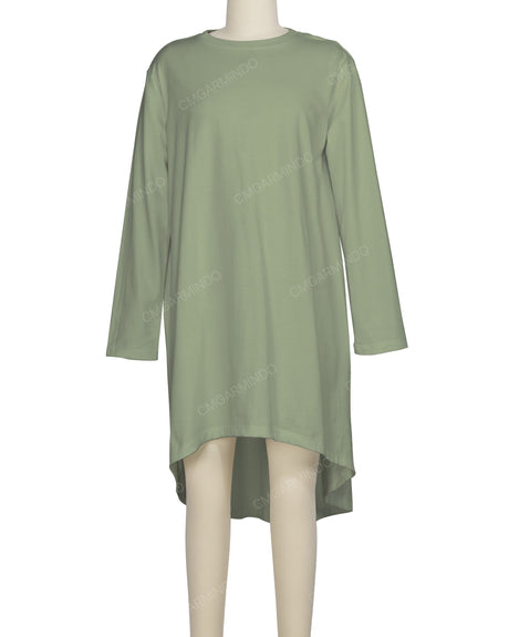 Long Sleeve Asymmetrical Dress
