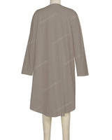 Long Sleeve Asymmetrical Dress