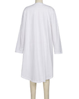 Long Sleeve Asymmetrical Dress