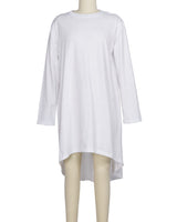 Long Sleeve Asymmetrical Dress