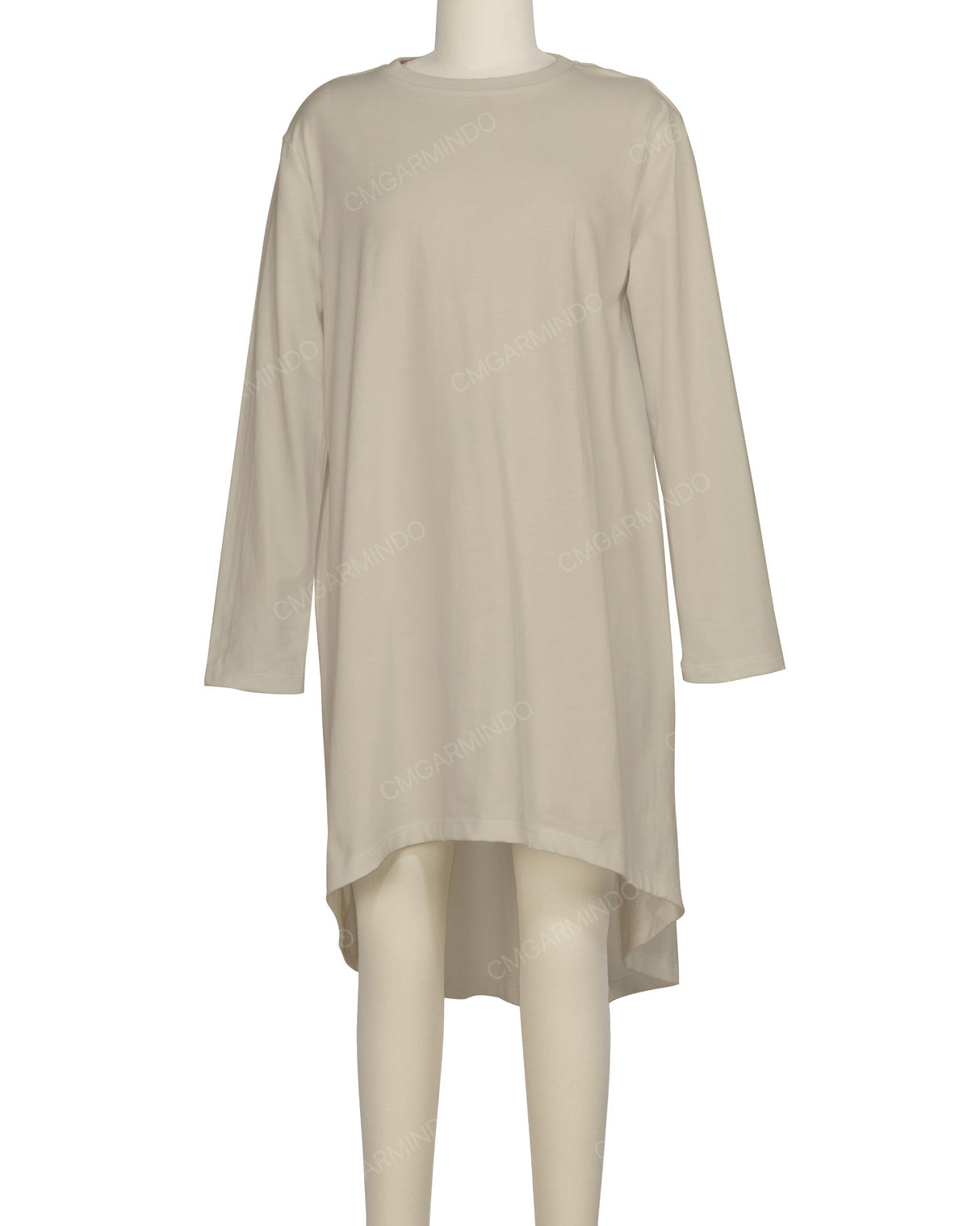 Long Sleeve Asymmetrical Dress
