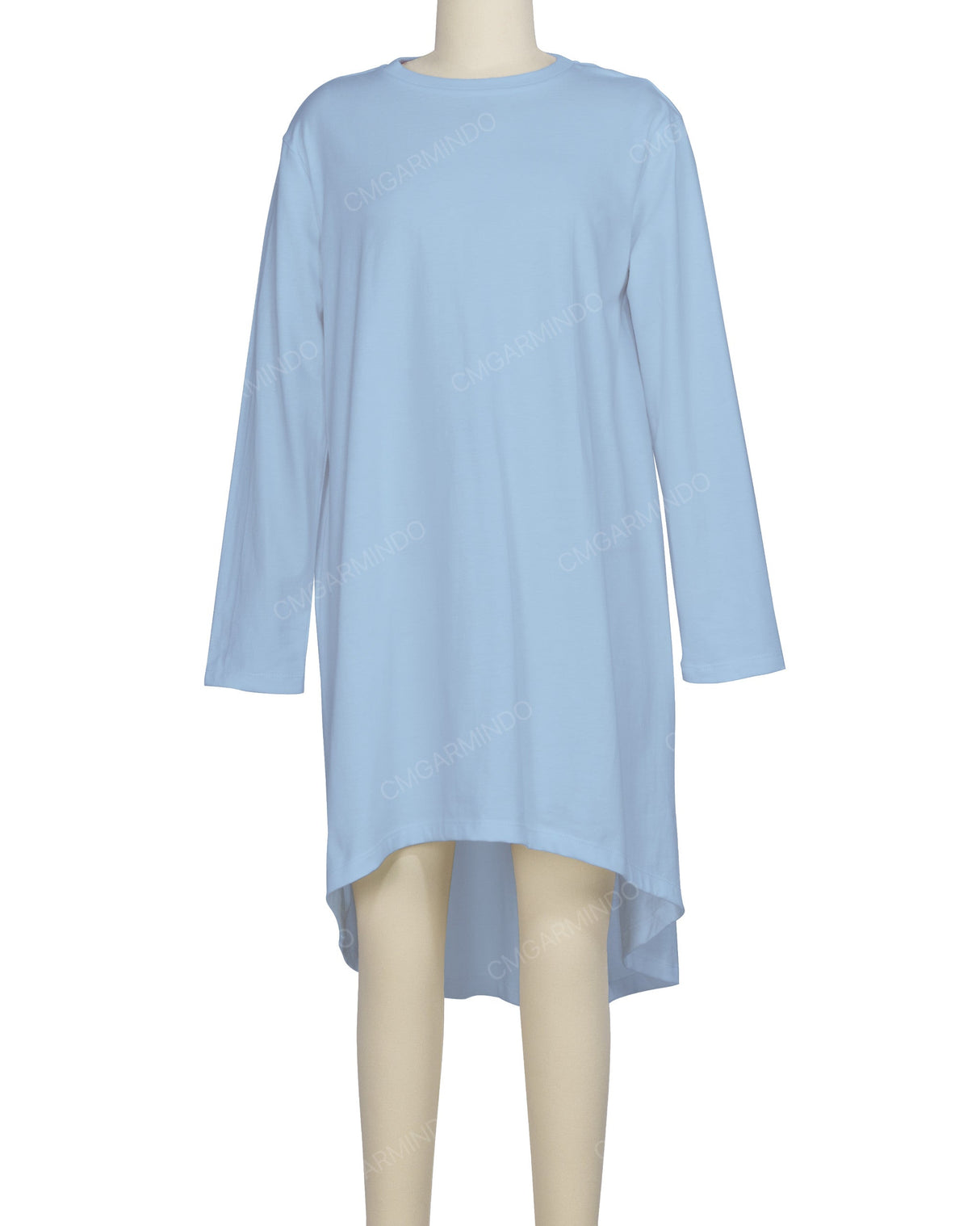 Long Sleeve Asymmetrical Dress