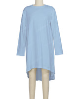 Long Sleeve Asymmetrical Dress