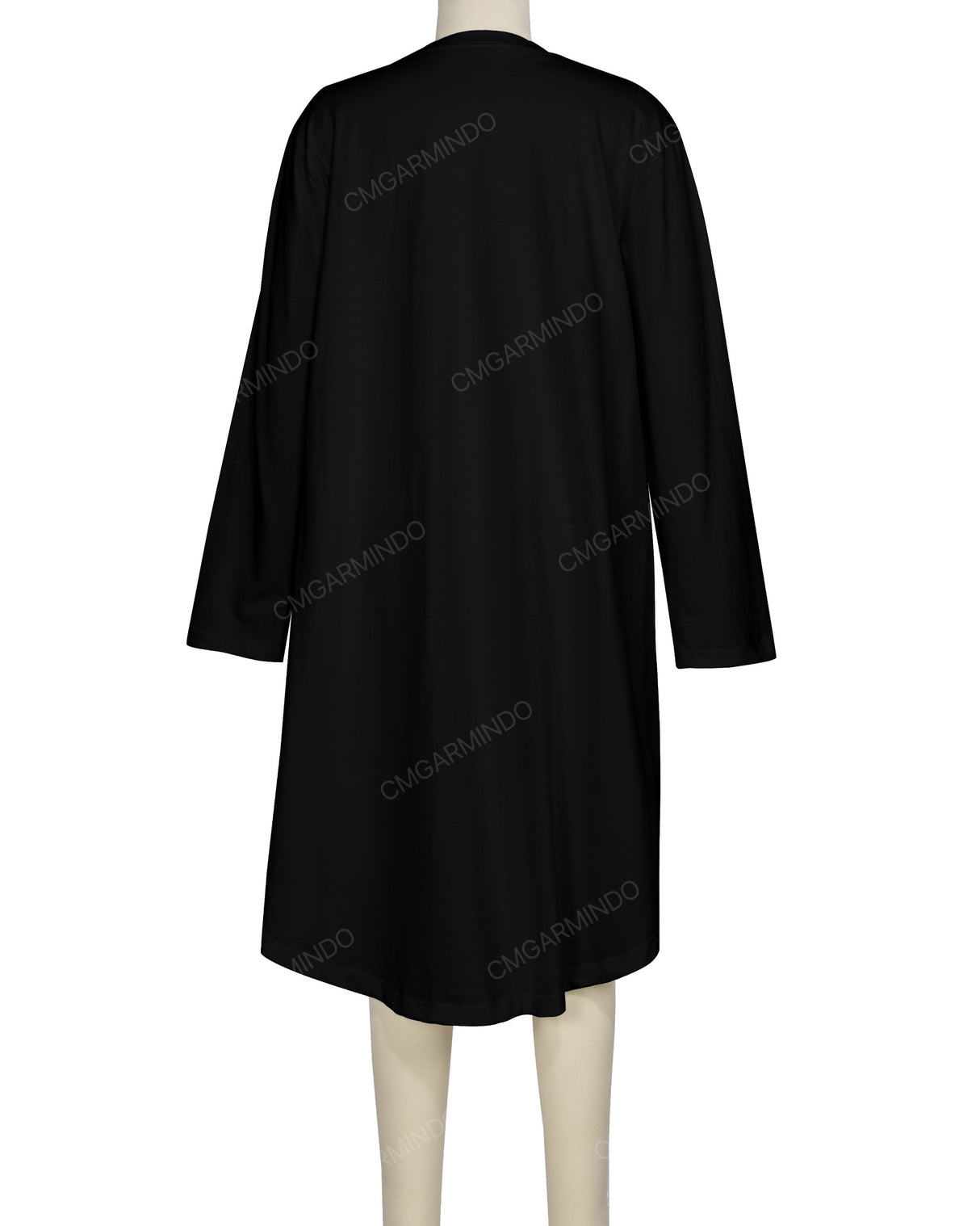 Long Sleeve Asymmetrical Dress