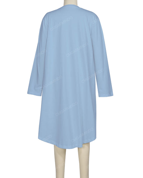 Long Sleeve Asymmetrical Dress