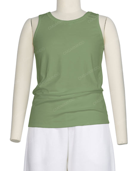 Frill Neck Tank Top