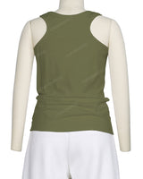 Frill Neck Tank Top