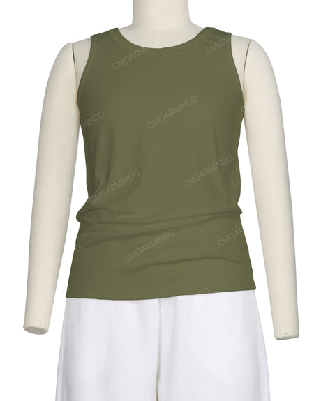 Frill Neck Tank Top