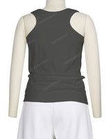 Frill Neck Tank Top