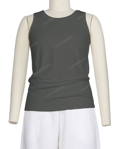 Frill Neck Tank Top