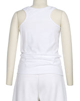 Frill Neck Tank Top