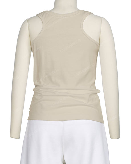 Frill Neck Tank Top