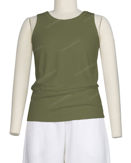 Frill Neck Tank Top