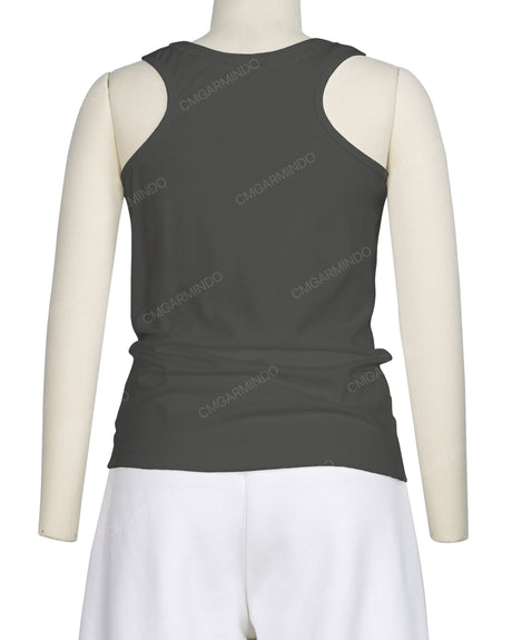 Frill Neck Tank Top