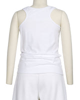 Frill Neck Tank Top