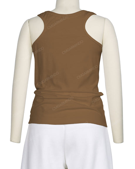 Frill Neck Tank Top