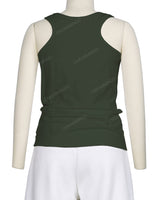 Frill Neck Tank Top