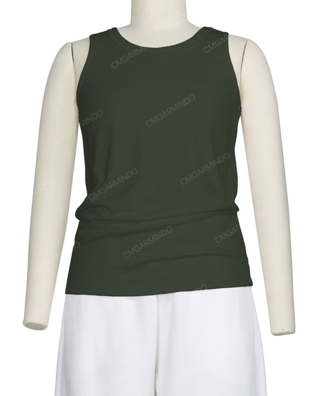 Frill Neck Tank Top