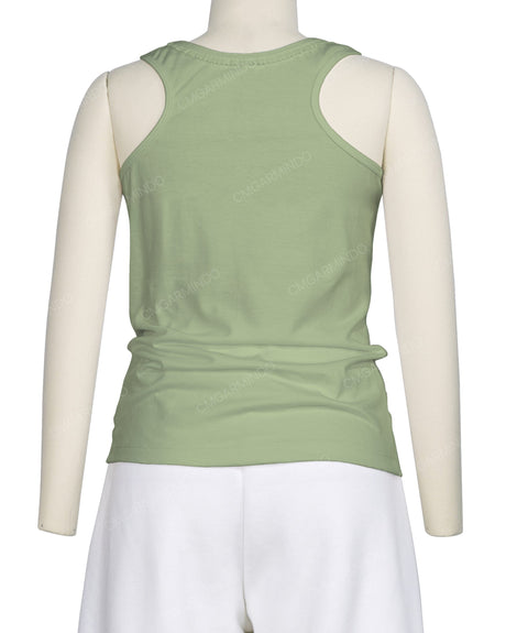 Frill Neck Tank Top