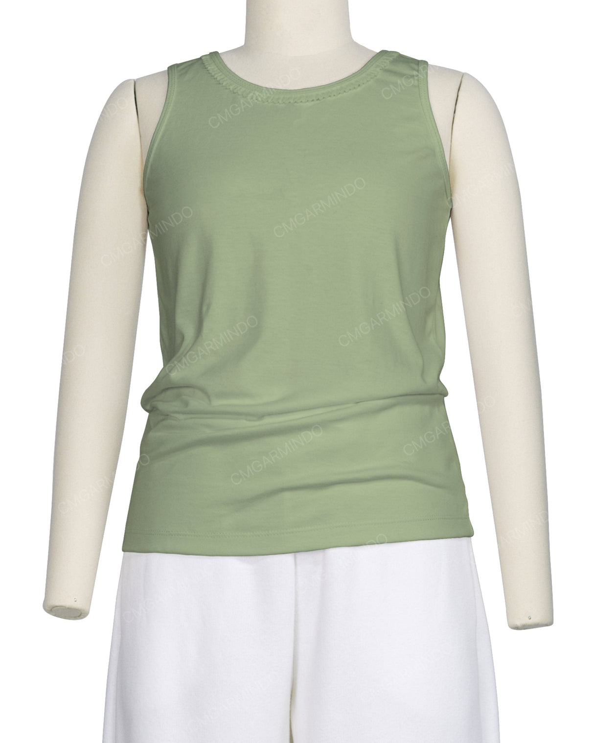 Frill Neck Tank Top