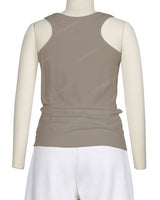Frill Neck Tank Top