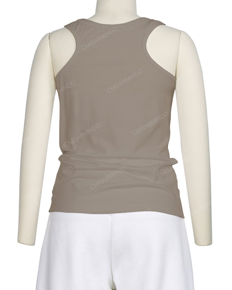 Frill Neck Tank Top
