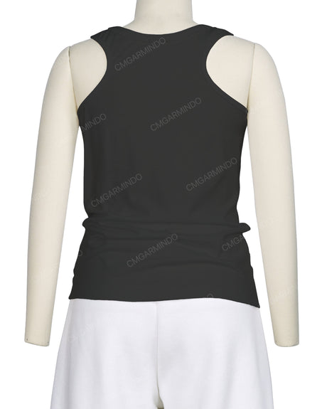 Frill Neck Tank Top