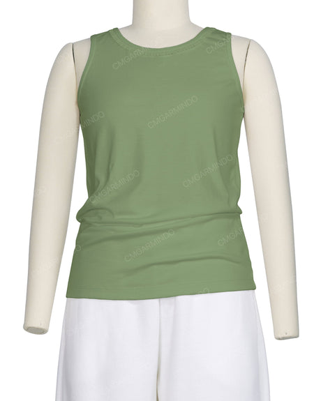Frill Neck Tank Top