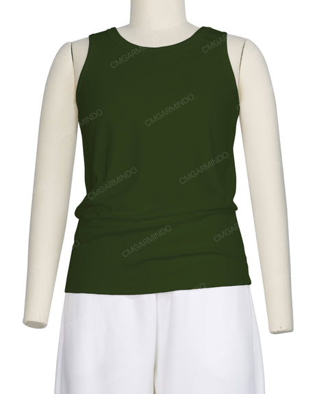 Frill Neck Tank Top