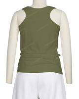 Frill Neck Tank Top