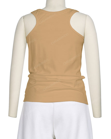Frill Neck Tank Top