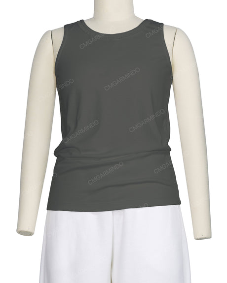 Frill Neck Tank Top