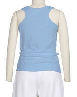 Frill Neck Tank Top