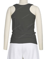 Frill Neck Tank Top