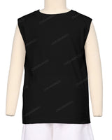 Sleeveless Crew Neck T-Shirt