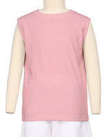 Sleeveless Crew Neck T-Shirt
