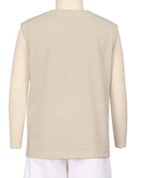 Sleeveless Crew Neck T-Shirt