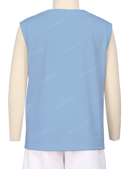 Sleeveless Crew Neck T-Shirt