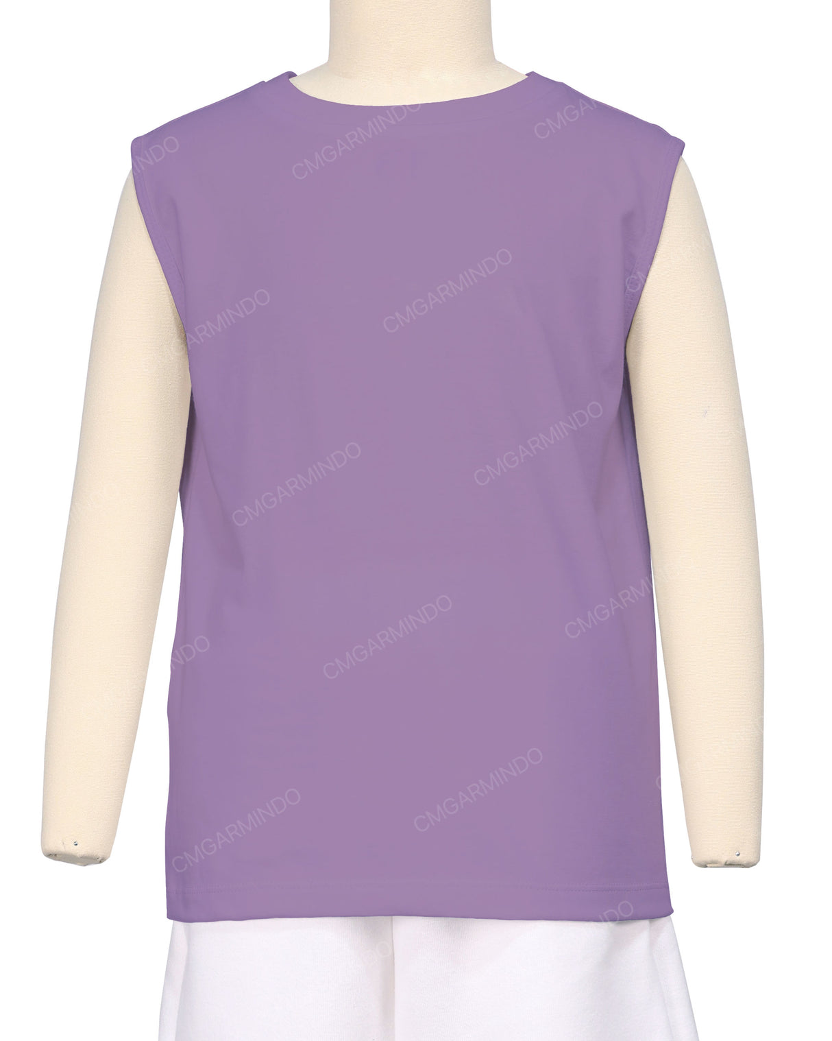 Sleeveless Crew Neck T-Shirt