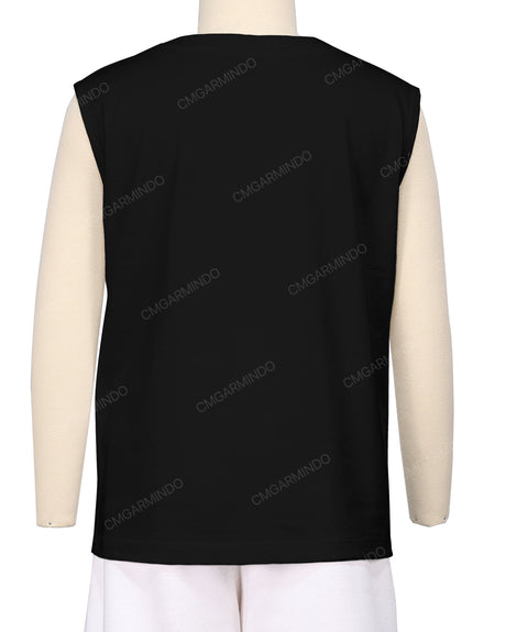 Sleeveless Crew Neck T-Shirt