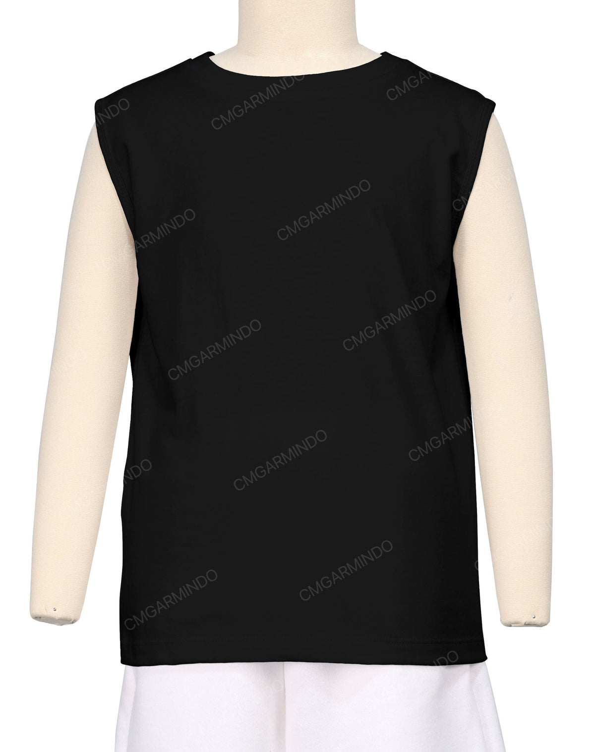 Sleeveless Crew Neck T-Shirt
