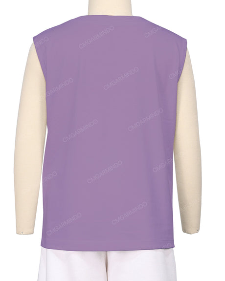 Sleeveless Crew Neck T-Shirt