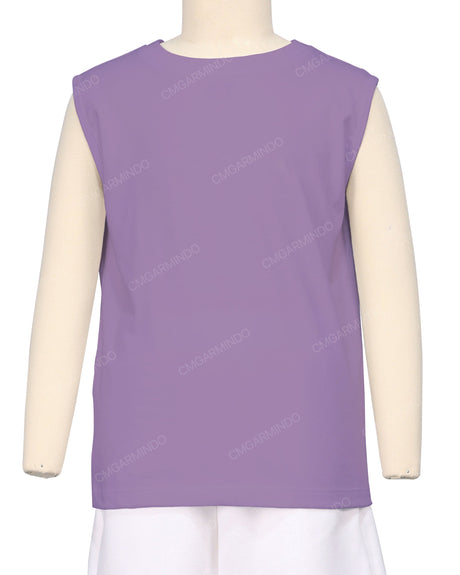 Sleeveless Crew Neck T-Shirt