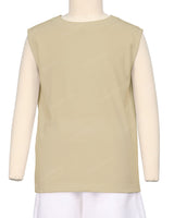 Sleeveless Crew Neck T-Shirt