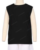 Sleeveless Crew Neck T-Shirt