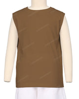 Sleeveless Crew Neck T-Shirt