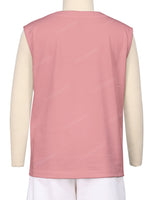 Sleeveless Crew Neck T-Shirt