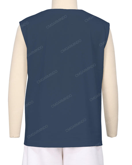 Sleeveless Crew Neck T-Shirt