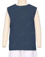 Sleeveless Crew Neck T-Shirt